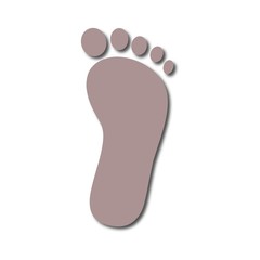 One footprint icon