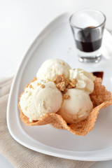 Vanilla ice cream