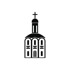 Church black simple icon