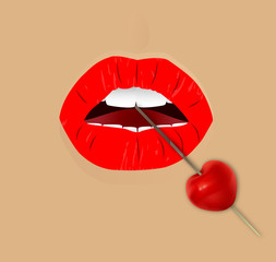 cherry lips girl