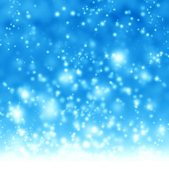 Glittering blue background