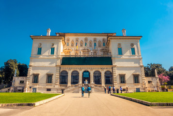 Naklejka premium Galeria Borghese w Rzymie we Włoszech
