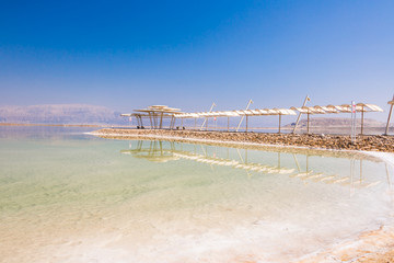 Landscape Dead Sea coastline