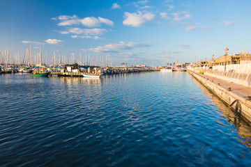 boat moored at the pier