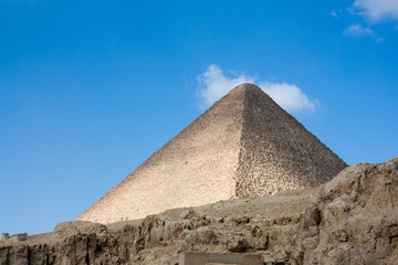 Fototapeta na wymiar Great Pyramid at Giza Plateau