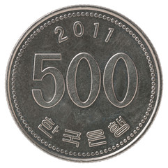 Korean 500 won