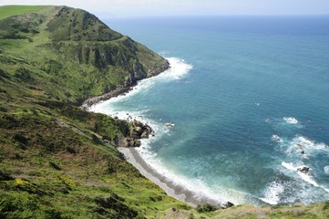 Oceano atlantico en vizcaya. Acantilados