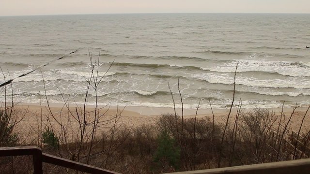 Sturm und Wind am Meer
