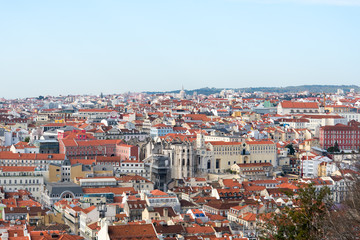 Fototapeta na wymiar Lisbon downtown, Portugal.
