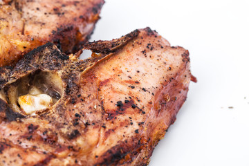 Delicious grilled lamb meat fillet.