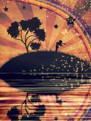 Naklejka premium Freedom Concept Background