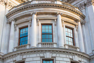 LONDON, UK - OCTOBER 4, 2016: Her Majesty's Treasury building
