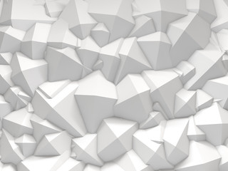 Abstract pyramidal shape. 3d rendering