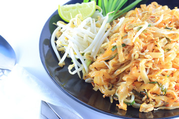 Pad Thai,Thailand fried foods are popular in Thai and foreigners in Thailand.
