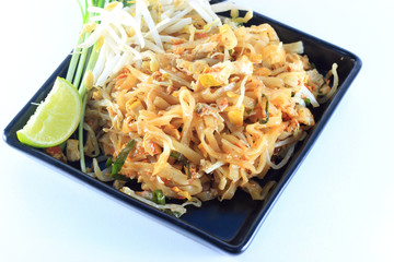Pad Thai,Thailand fried foods are popular in Thai and foreigners in Thailand.