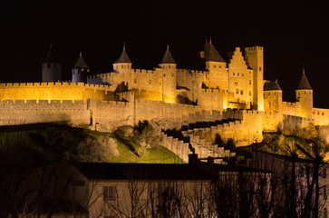 Castle and walls of Carcassonne © 135pixels