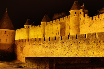 Castle and walls of Carcassonne © 135pixels