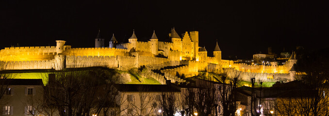Castle and walls of Carcassonne © 135pixels