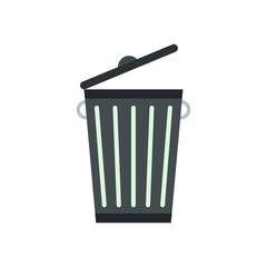 Trash can flat 