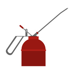 Fototapeta premium Fire extinguisher flat icon 