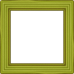 wood frame isolated on white