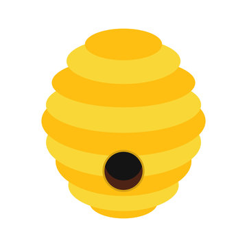 Bee Hive Flat Icon