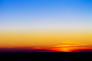 sunset sunrise bright colors beautiful sky