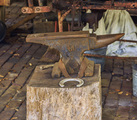 An old Horseshoe Anvil.
