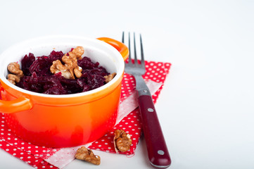 Salad of grated beets 