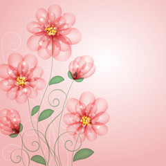 Abstract floral background