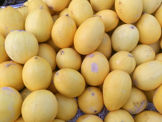 Full frame shot of honeymelons for sale