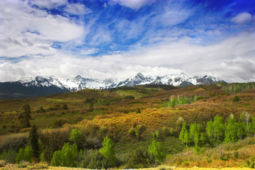 Obraz premium Hills and mountains