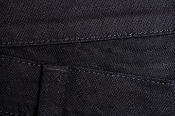 Texture of black jeans