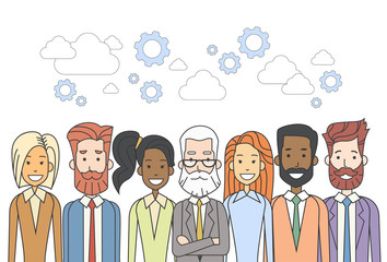 Business People Group Human Resources Teamwork Diverse