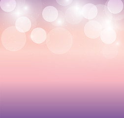 Pastel color with glowing bokeh and glitter background