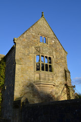 Gable end on a derelict building in the United-Kingdom.