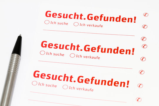 Gesucht und gefunden