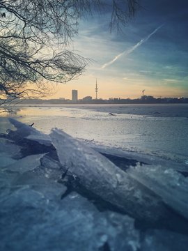 winter skyline
