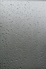 Background Water Droplets on Glass