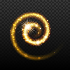 Magic light effect shiny spiral background.
