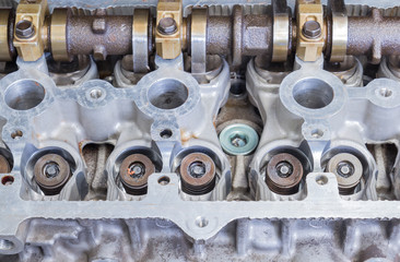 Car repaie service, Close up car engine