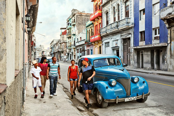 Cuba, La Habana Centro, Street Scene