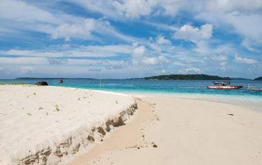 sandy beach at Jolly bouy island, Andaman, India