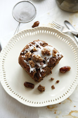 delicious cake with dates 