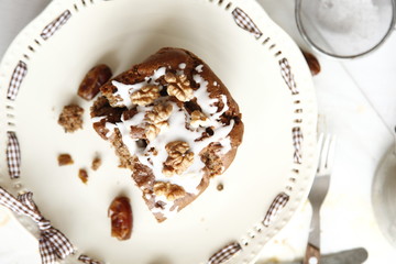 delicious cake with dates 