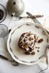 delicious cake with dates 