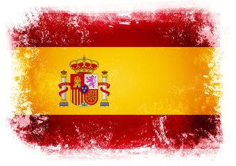 Flaga Hiszpanii - obrazy, fototapety, plakaty