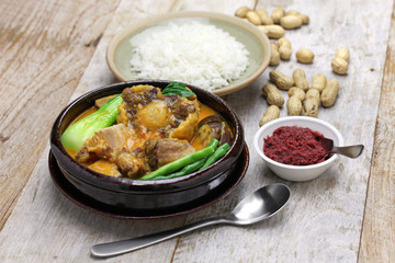 kare kare, filipino oxtail stew, philippine cuisine