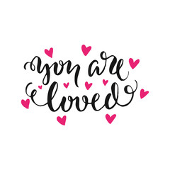 Hand drawn lettering poster