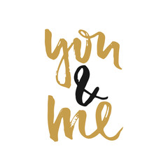 Hand drawn lettering poster